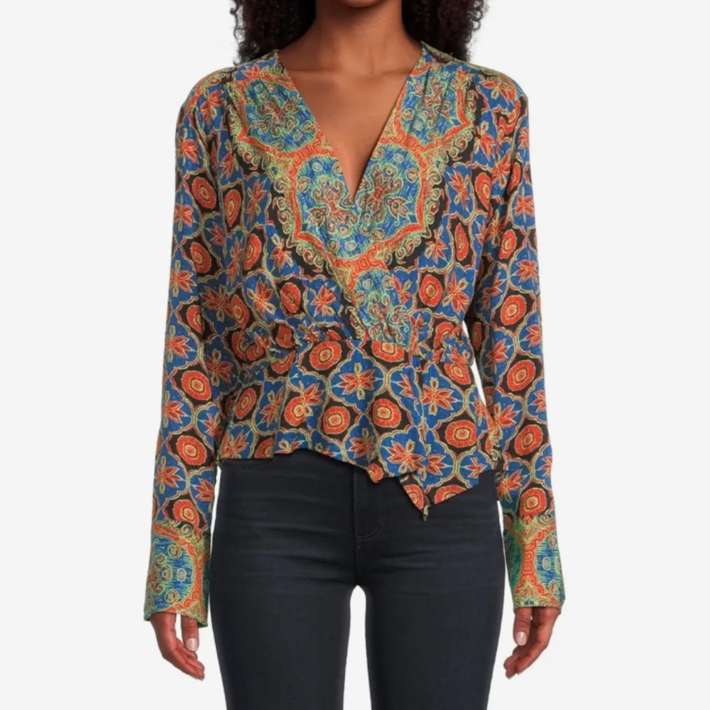 NWOT Free People Falling For You Top